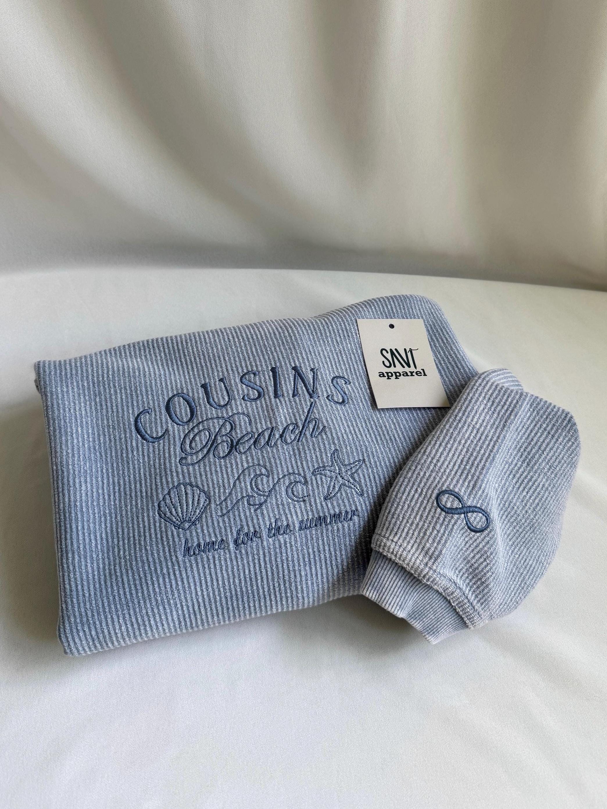 Cousins Beach Embroidered Crewneck