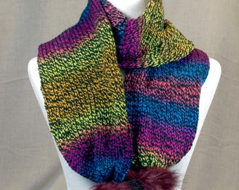Hand Knitted Woman's Scarf