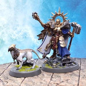 Pro Quality Painted Stormcast Eternals Lord-Imperatant & Gryph-Hound * Free Fully Tracked Delivery * 30 Days Return * Ready To Ship