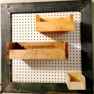 Peg Board Shelf