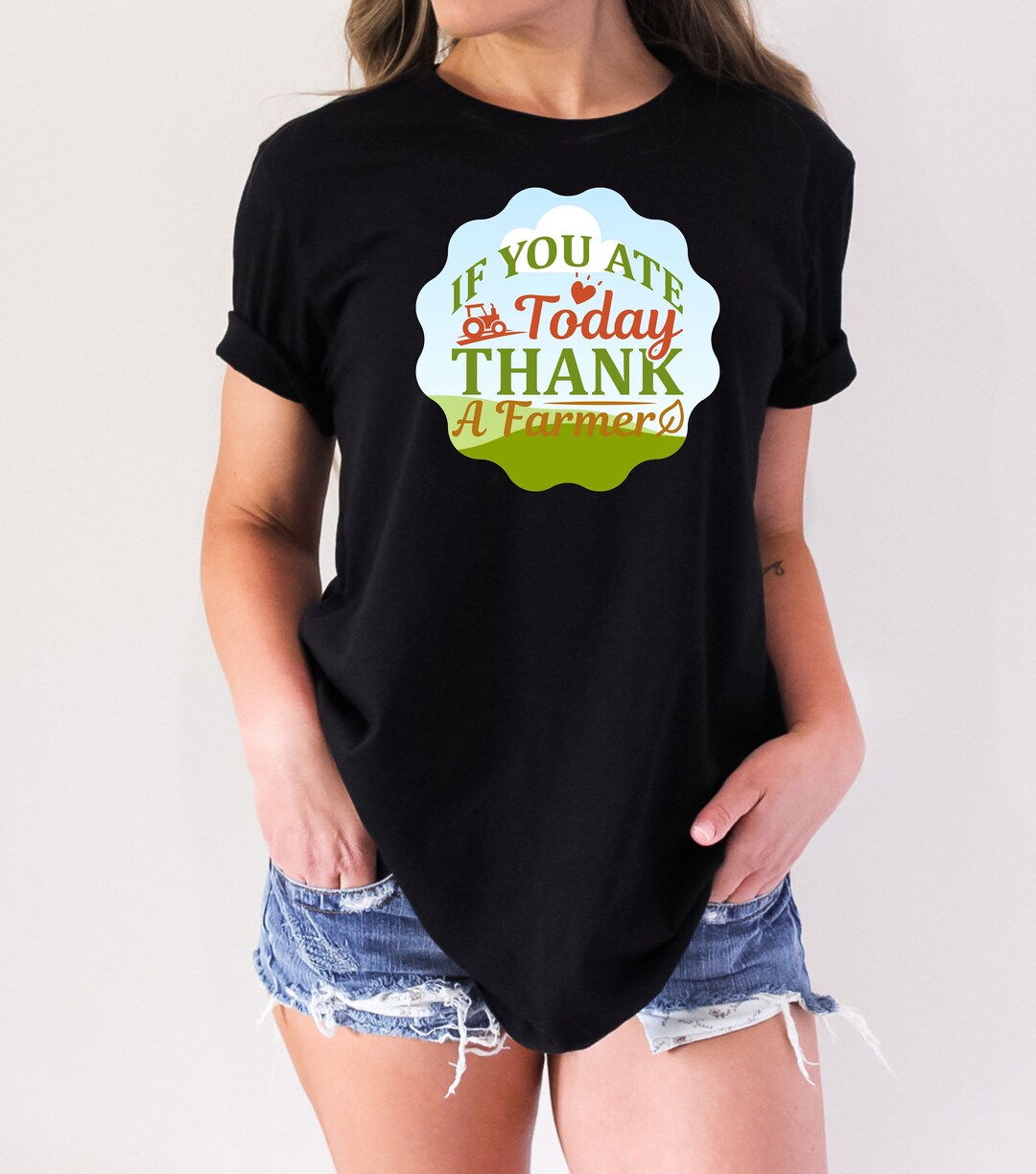 Thank a Farmer Shirt Local Market Farmers Market Local - Etsy