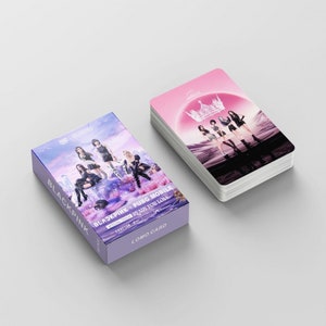 55 pieces of the fan-made Blink Ready for Love blackpink Mv concept, double-sided printed Lomo photocards