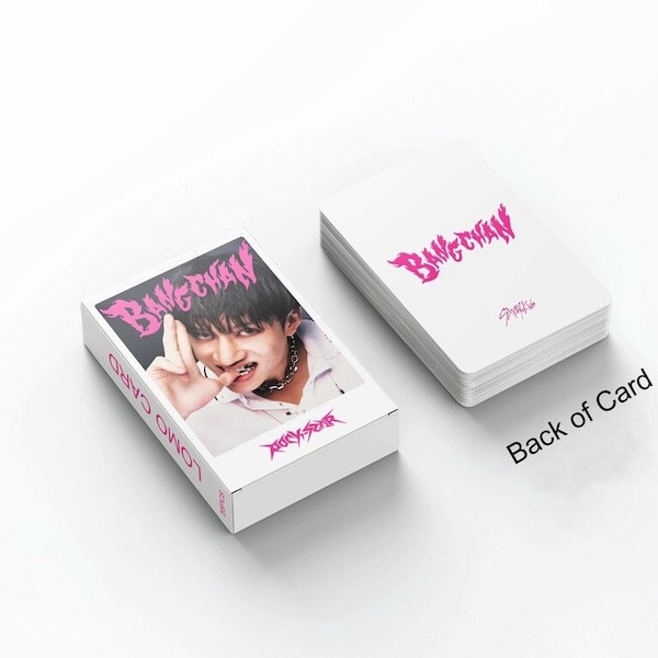 55 pieces of the fan-made Bangchan Solo concept, double-sided printed Lomo photocards