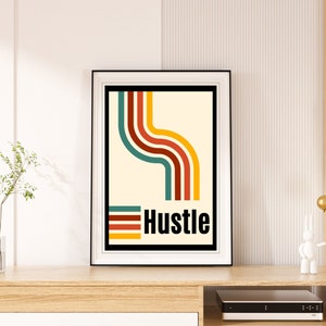 Hustle Inspirational Digital Print Download