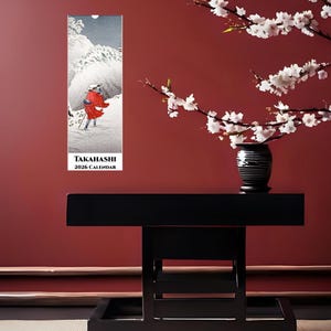Calendrier mural 2026 Calendrier 2026 à thème japonais Calendrier mural à thème japonais Cadeau