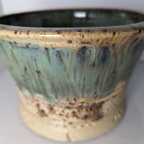Green Stoneware Vase Multifunctional