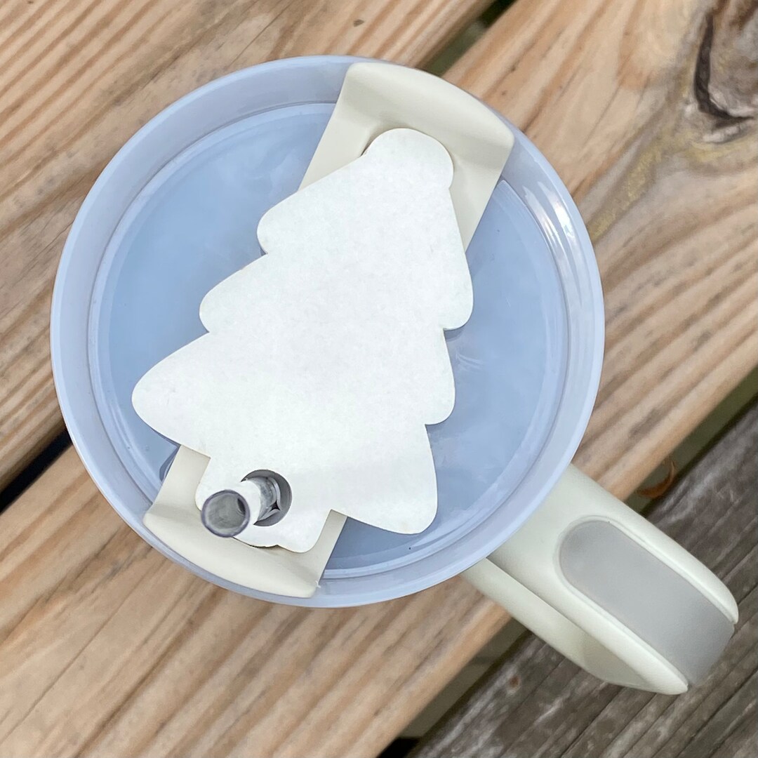 5 Pack of 40oz Tumbler Name Tag Blank Christmas Tree Name Plate Stanley