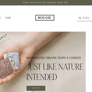 Online Shop WIX Website Template