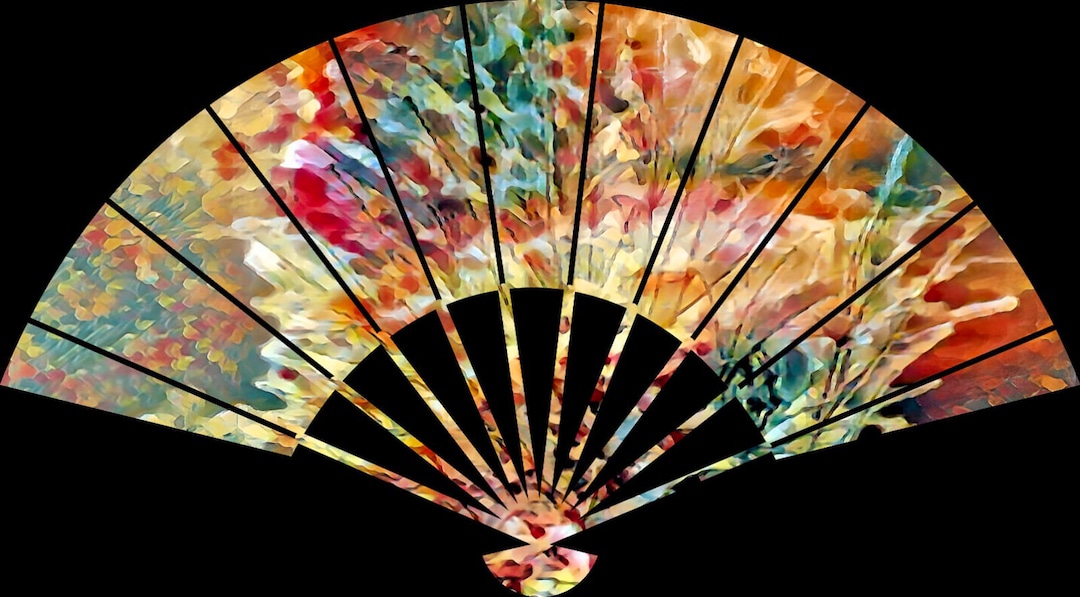 Japanese Hand Fan Etsy