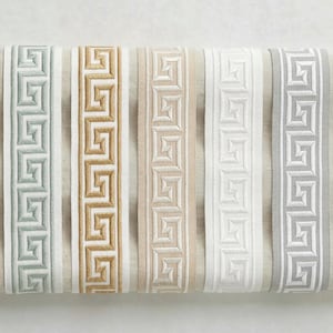 2.5 Inches Wide | Greek Key Borders | Decorative Tapes and Trims