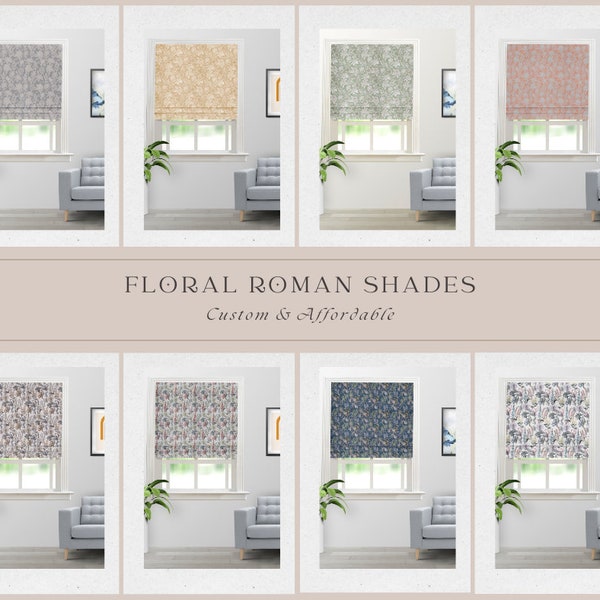 Roman Shades | FREE Blackout || Bedroom Blinds || Window Blinds || Custom Roman Blinds || Kitchen Curtains | Fabric Shades | Window Shades