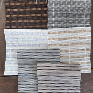 Top Down Bottom Up Bamboo Shades, Cordless Bamboo Shades, Natural Woven Shades, FREE Cordless , Custom Bamboo Blinds, Swatches Available.