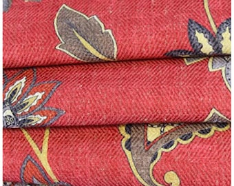 Floral Fabric Roman Shades, 2 Colors, Linen Prints, Windows Blinds, Kitchen Curtains, Custom Shades, Kitchen shades, Roman Blinds,