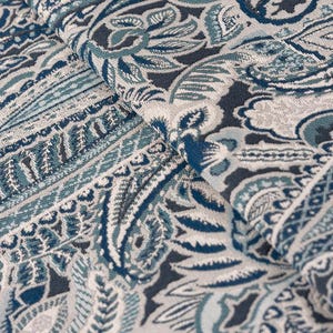 Aangepaste vouwgordijnen voor woon- of eetkamer, vouwgordijn met paisleypatroon voor slaapkamer, keuken, studeerkamer, snelle verzending, jaloezieën, 4 kleuren