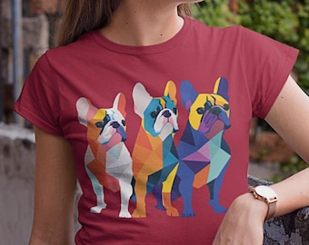 Playful Pups: French Bulldog T Shirt for Dog Lovers!
