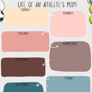 Mom of Athlete Planner
