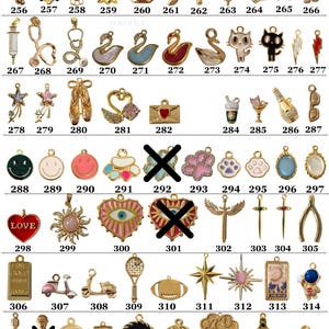 Build Your Own Custom Charm Keychain, Pick Your Charms, Make Your Own Keychain, Custom Bag Charm, Birthday Gift, Gift for Her, Bff gift image 6