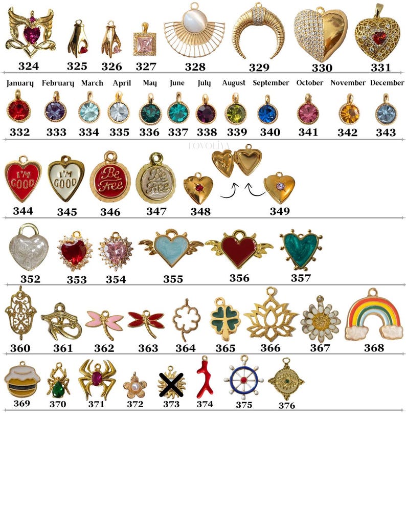 Build Your Own Custom Charm Keychain, Pick Your Charms, Make Your Own Keychain, Custom Bag Charm, Birthday Gift, Gift for Her, Bff gift image 7