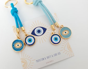 Evil Eye Keychain: Protection Amulet, Car/Bag Charm