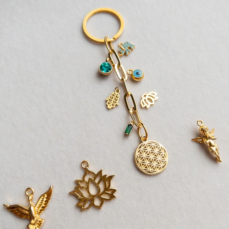 BUILD YOUR OWN CUSTOM CHARM KEYCHAIN