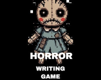 Horror Writing Game Bundle | Brain Training Retro Journal | Role Playing Game