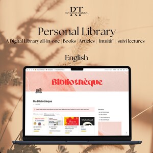 Personal Library | Reading Tracker Concept Template | Digital Reading Journal | Book Tracker | Reading log