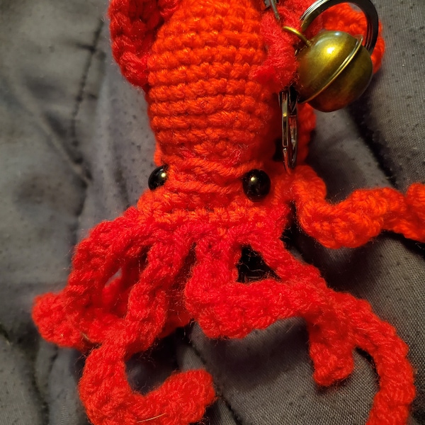 Squid Keychain Etsy