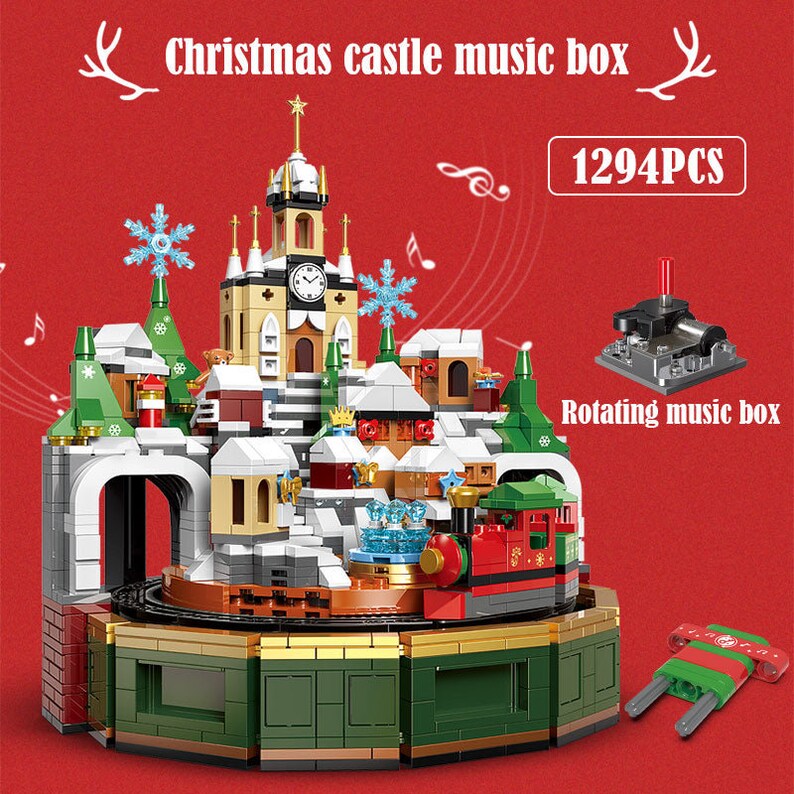 City Christmas House House Building Blocks - Etsy