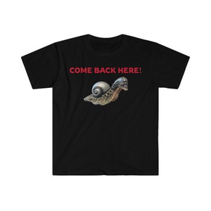 Alien Schnecke - Xenomorph lustiges Shirt - Unisex Softstyle T-Shirt
