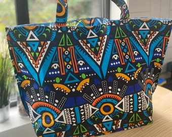 Grand sac de plage wax étanche - Collection Upcycling Rice Bag