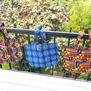 sénégal tote bag tissu wax