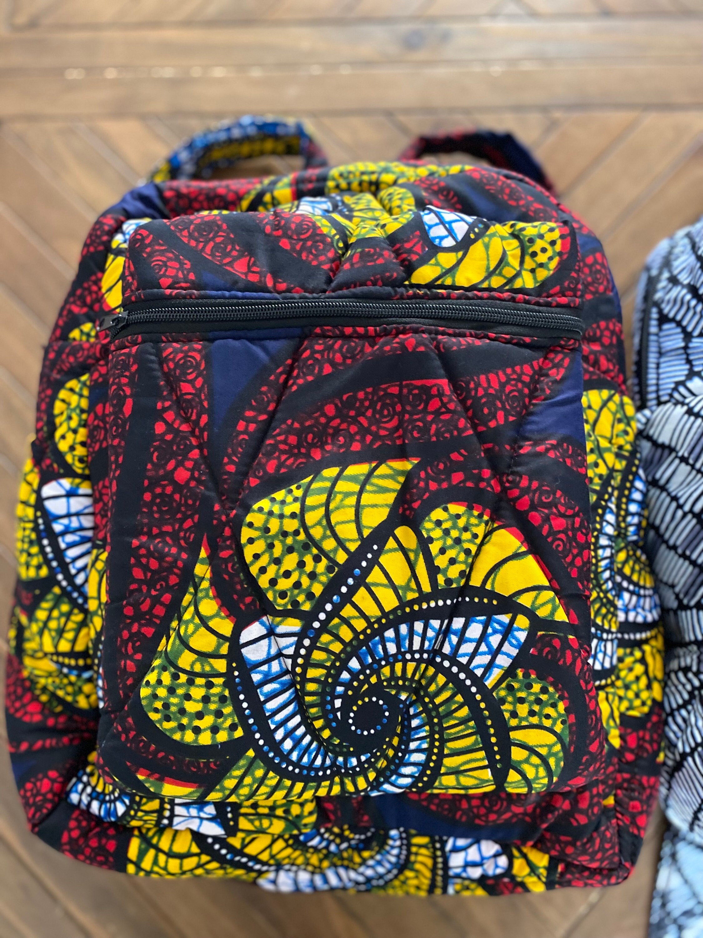 Adult Wax Backpack - Handmade in Senegal - Etsy