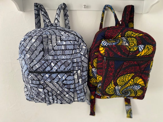Adult Wax Backpack - Handmade in Senegal - Etsy display picture 1