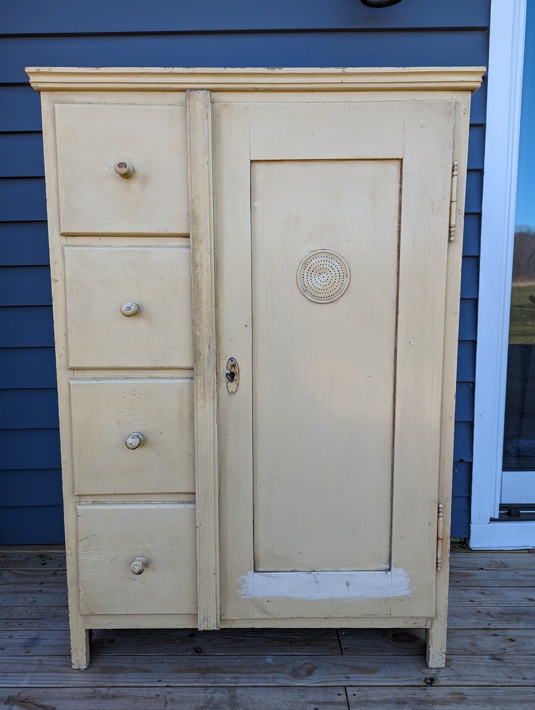 Antique Pine Pie Safe/cupboard Etsy