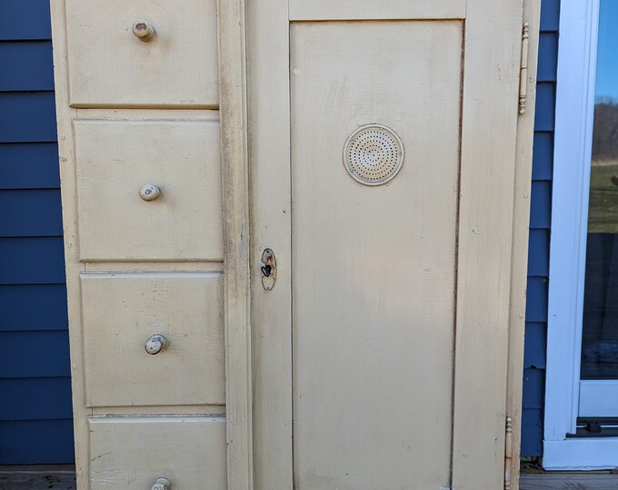 Antique Pine Pie Safe/cupboard Etsy