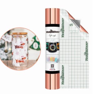 Teckwrap Chrome Adhesive Vinyl Roll: Bubble Free DIY Craft Film (12&quot; x 5&#39;)