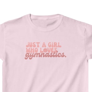 Just a Girl Gymnastic Girl Shirt, Gymnastics Lover T-shirt, Gymnast Shirt, Girls Gymnast T-Shirt, Gymnastics Shirts, Gymnastic Gift