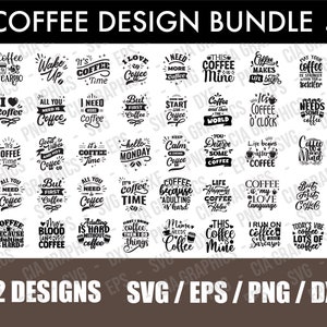 Lot svg café, lot de citations sarcastiques, sticker café, fichiers svg drôles, lot svg mug, caféine, dictons de café png, svg d'emballage de gobelet