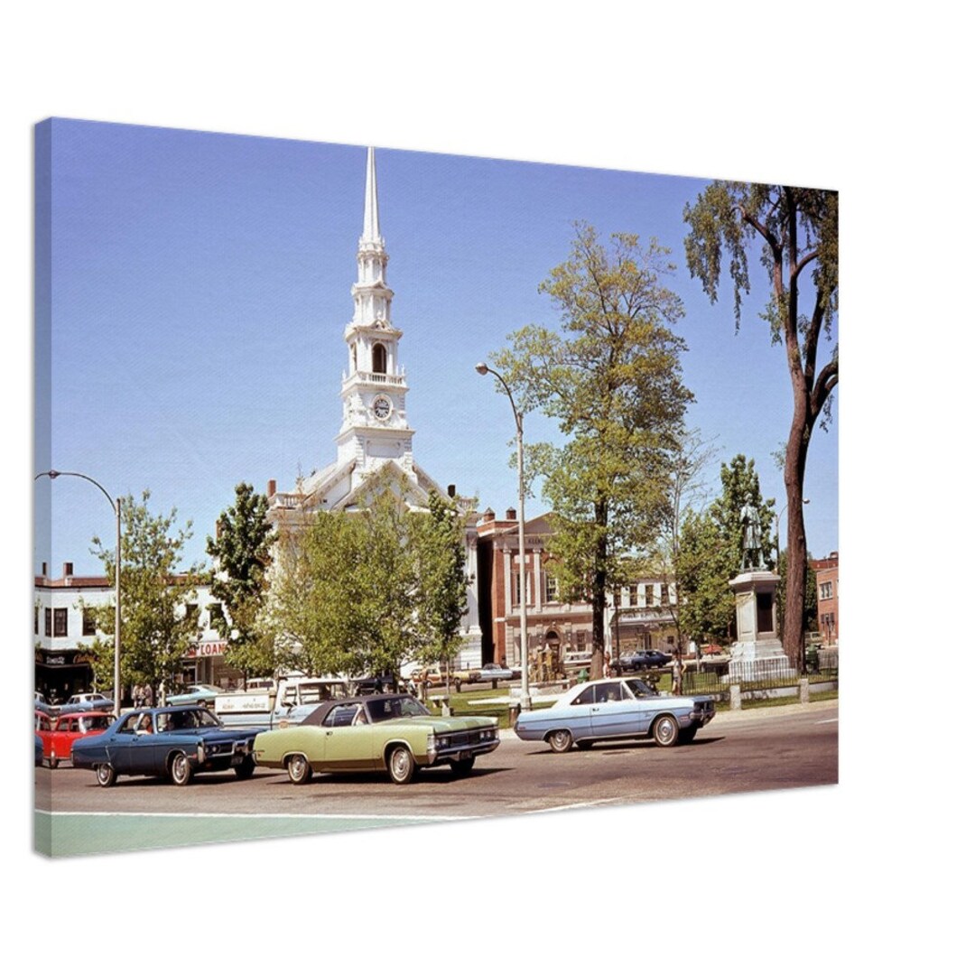 Keene, New Hampshire 1974 Classic Cars New Hampshire Wall Art Keene