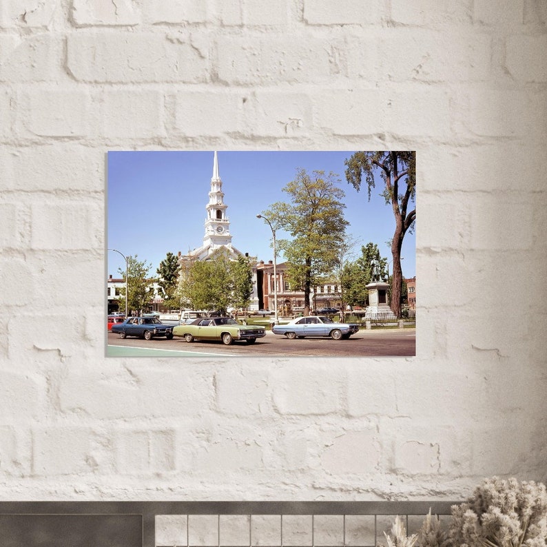 Keene, New Hampshire 1974 Classic Cars New Hampshire Wall Art Keene