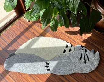 Anime Character Tufted Rug / %100 Handmade Rug