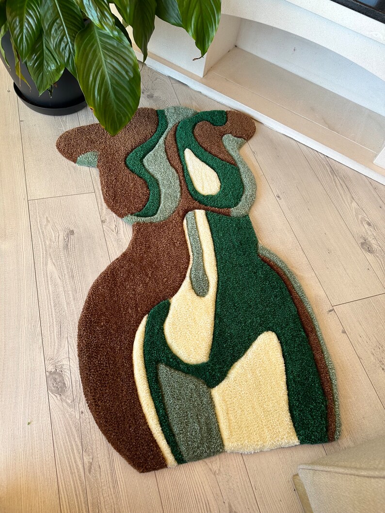 Human Body Rug Woman Body Tufted Rug / %100 Handmade - Etsy