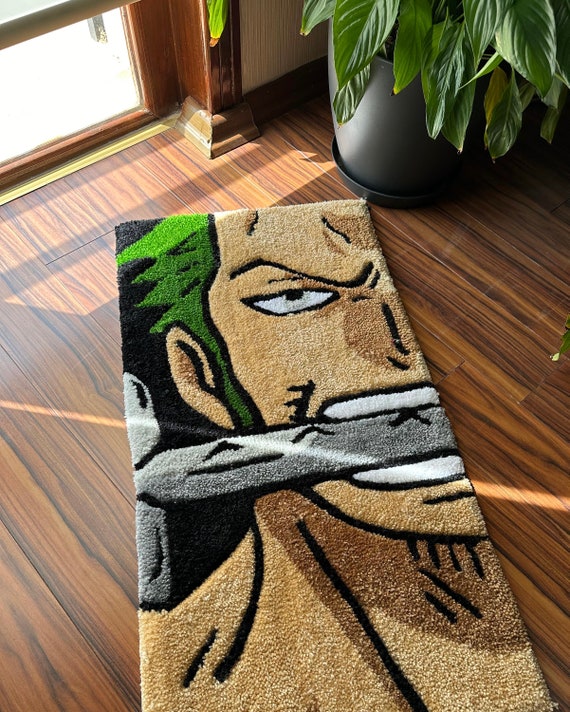 Anime Tufted Rug / %100 Handmade Fluffy Rug - Etsy