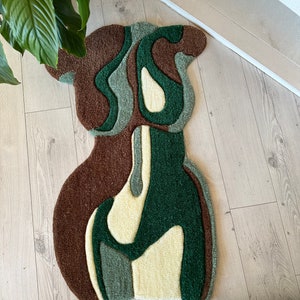 Human Body Rug Woman Body Tufted Rug / %100 Handmade - Etsy