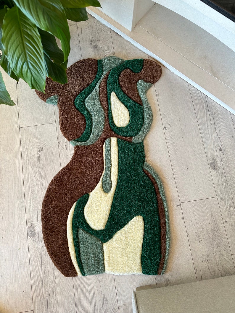 Human Body Rug Woman Body Tufted Rug / %100 Handmade - Etsy