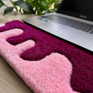 Fluid Keyboard Rug / %100 Handmade Fluffy Keyboard Rug - Etsy