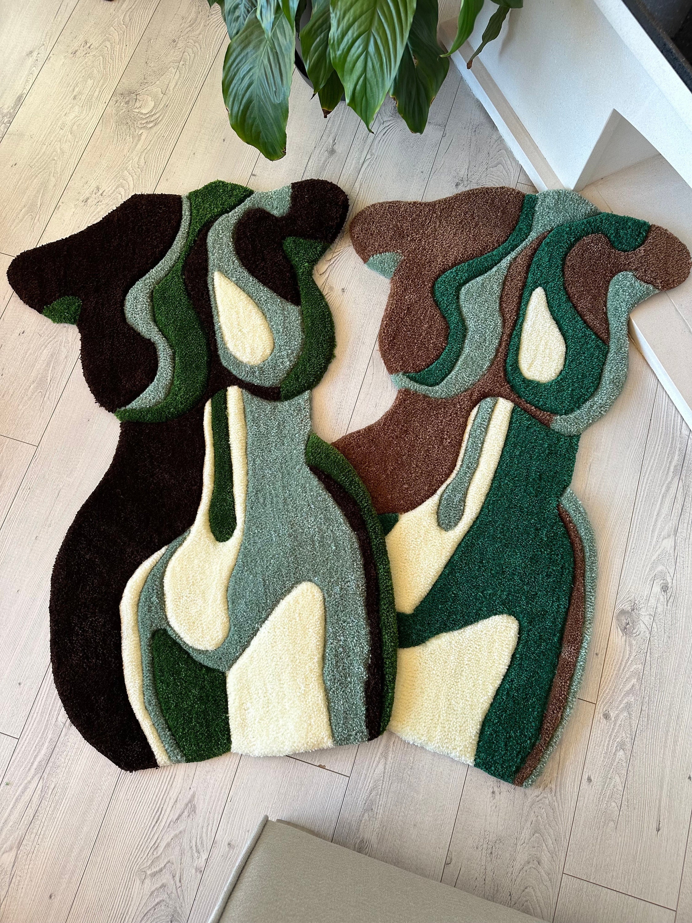 Body Rug Woman Body Tufted Rug / %100 Handmade - Etsy