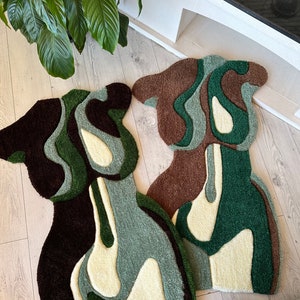 Woman Body Tufted Rug / %100 Handmade - Etsy