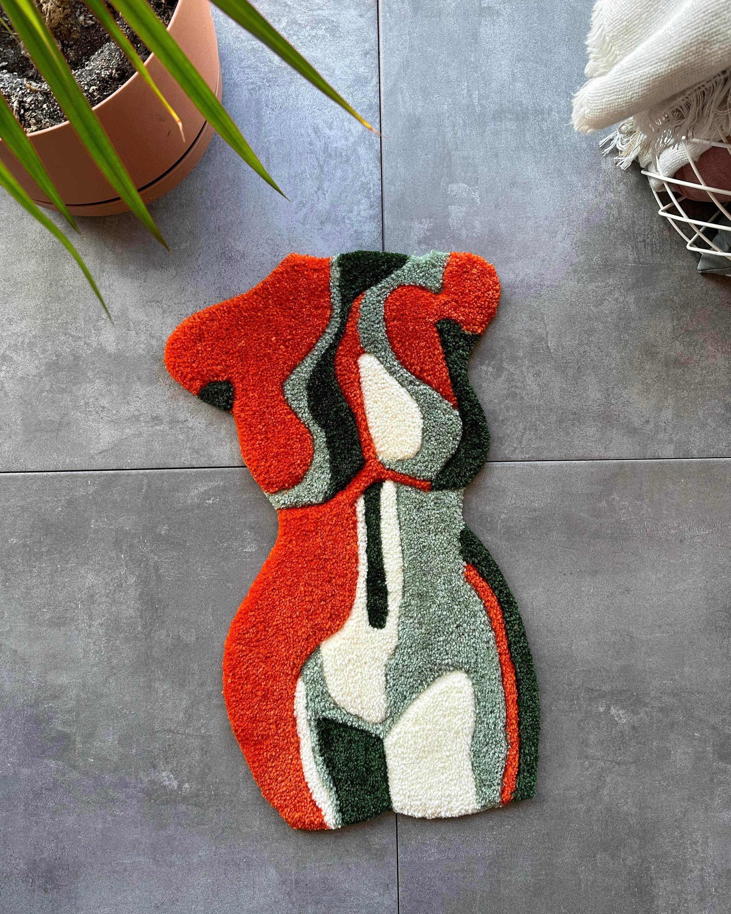 Human Body Rug Woman Body Tufted Rug / %100 Handmade - Etsy