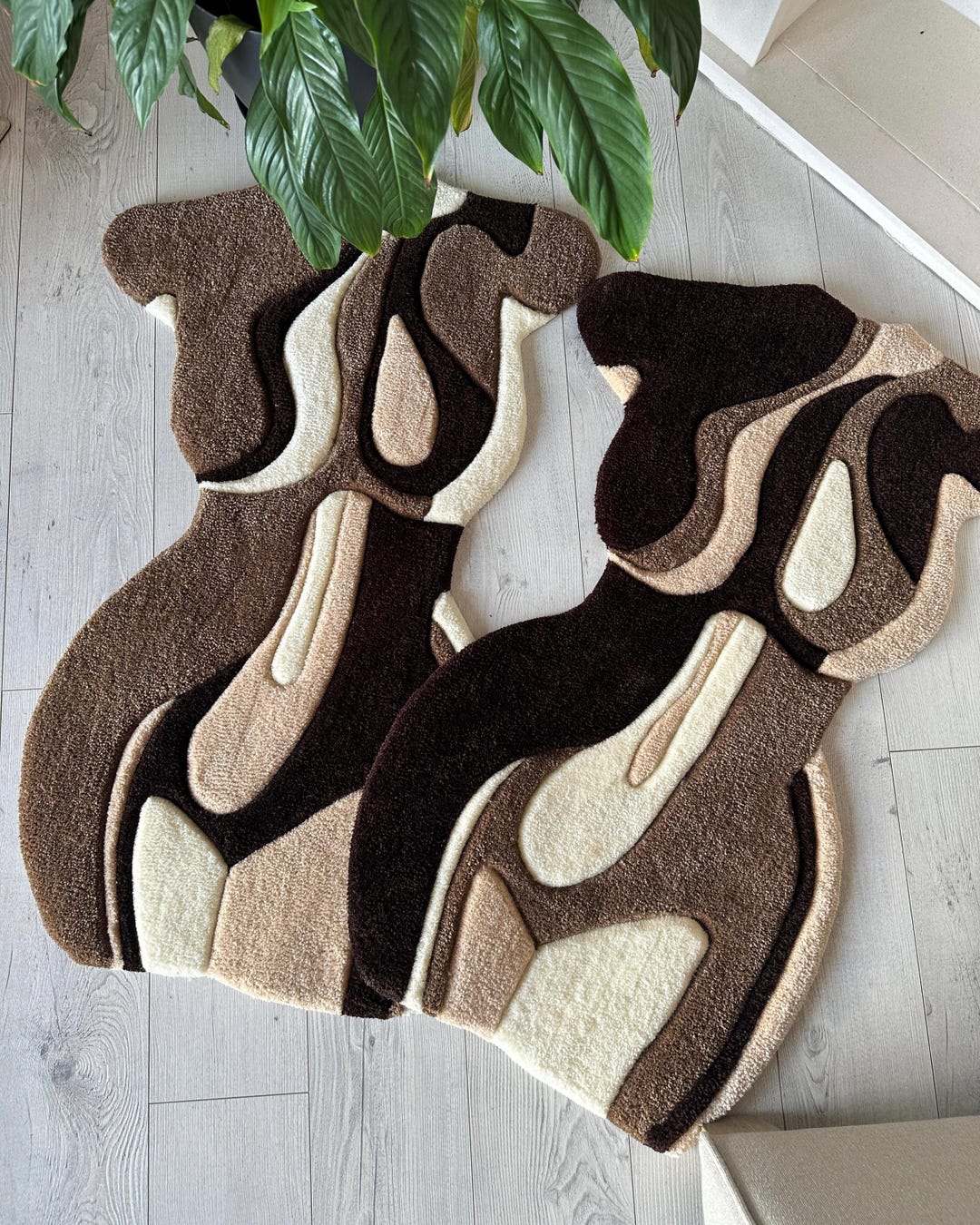 Body Rug Body Shaped Tufted Rug - Curvy Woman Shape Rug, Handmade Boho House ...